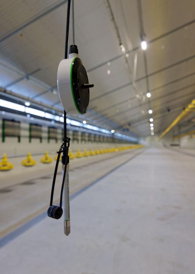 Climate sensors in a poultry house
